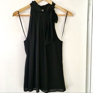 Express High Neck Ribbon Top